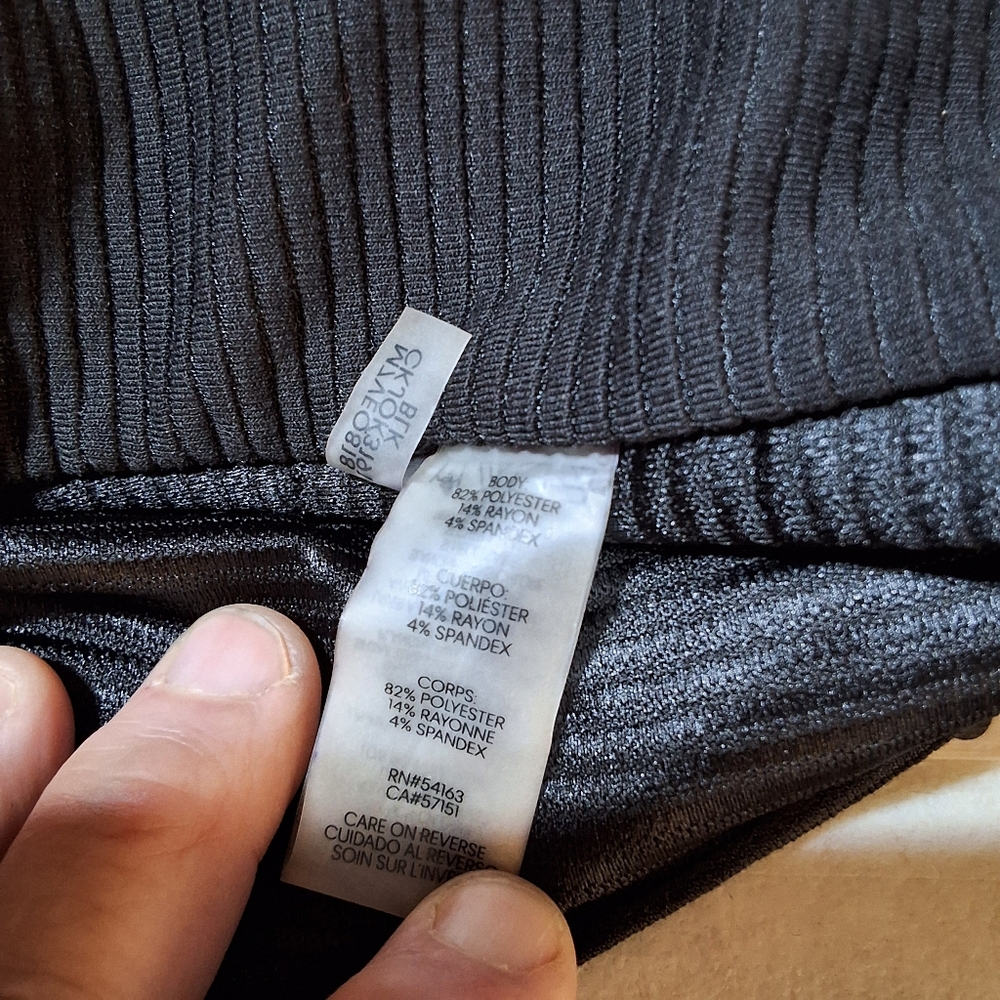 NWT CALVIN KLEIN TEXTURED FLY A WAY JACKET ZIP POCKETS - Picture 8 of 9